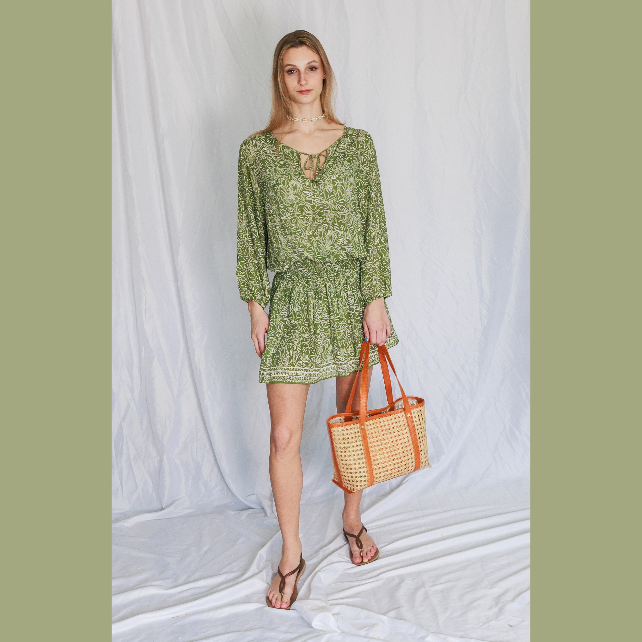 Canggu Dress - Sage green