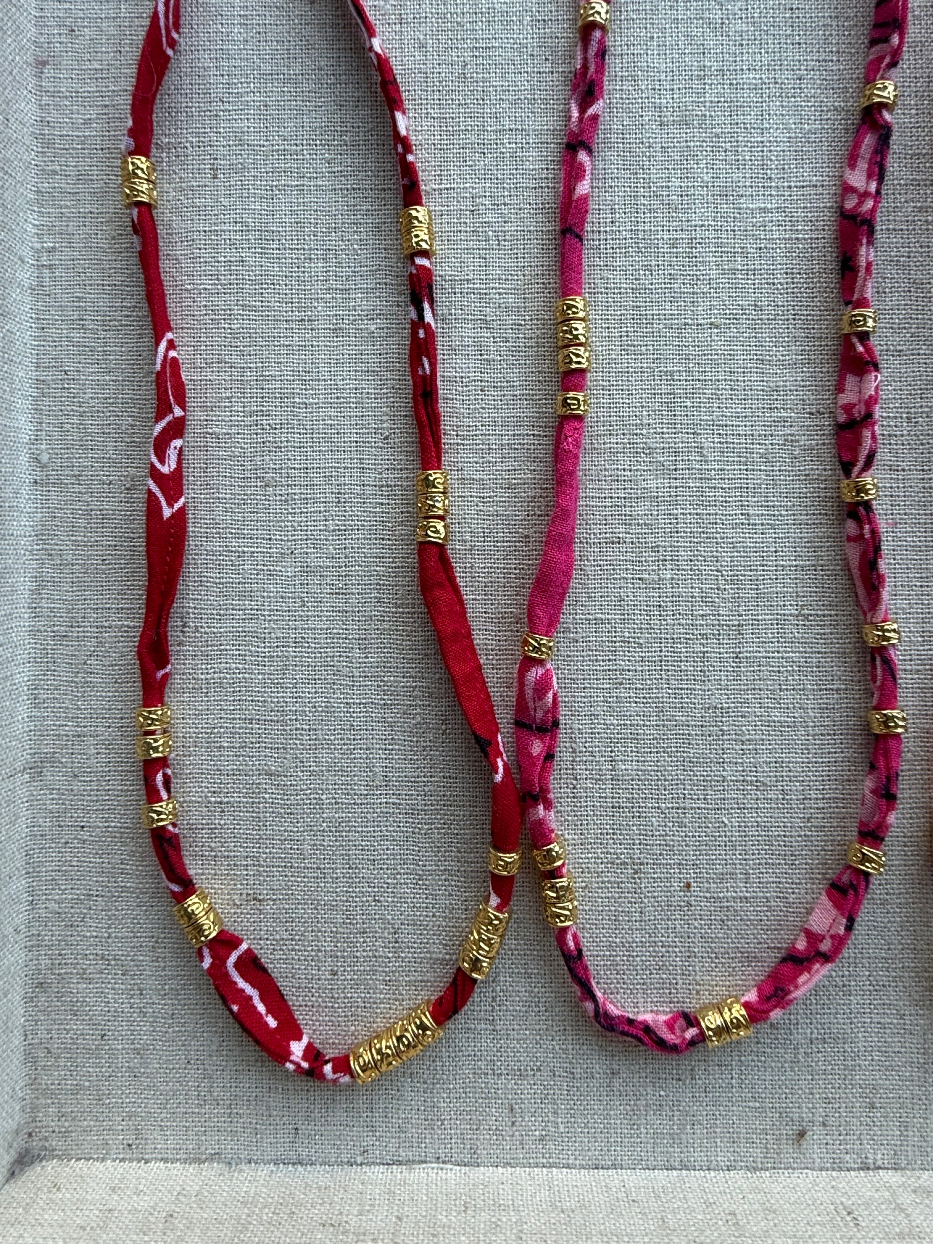 Vintage Bandana Necklace