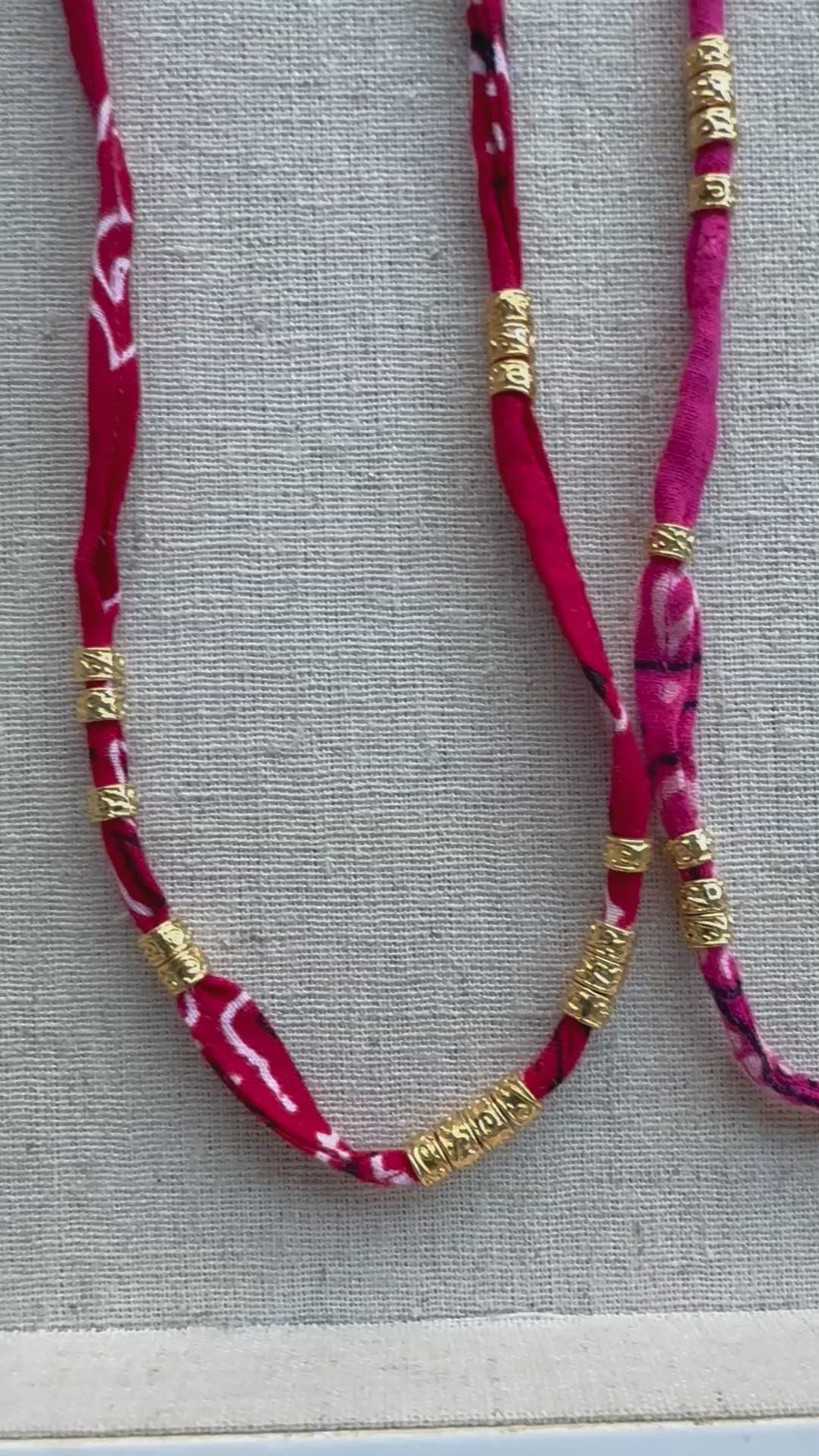 Vintage Bandana Necklace
