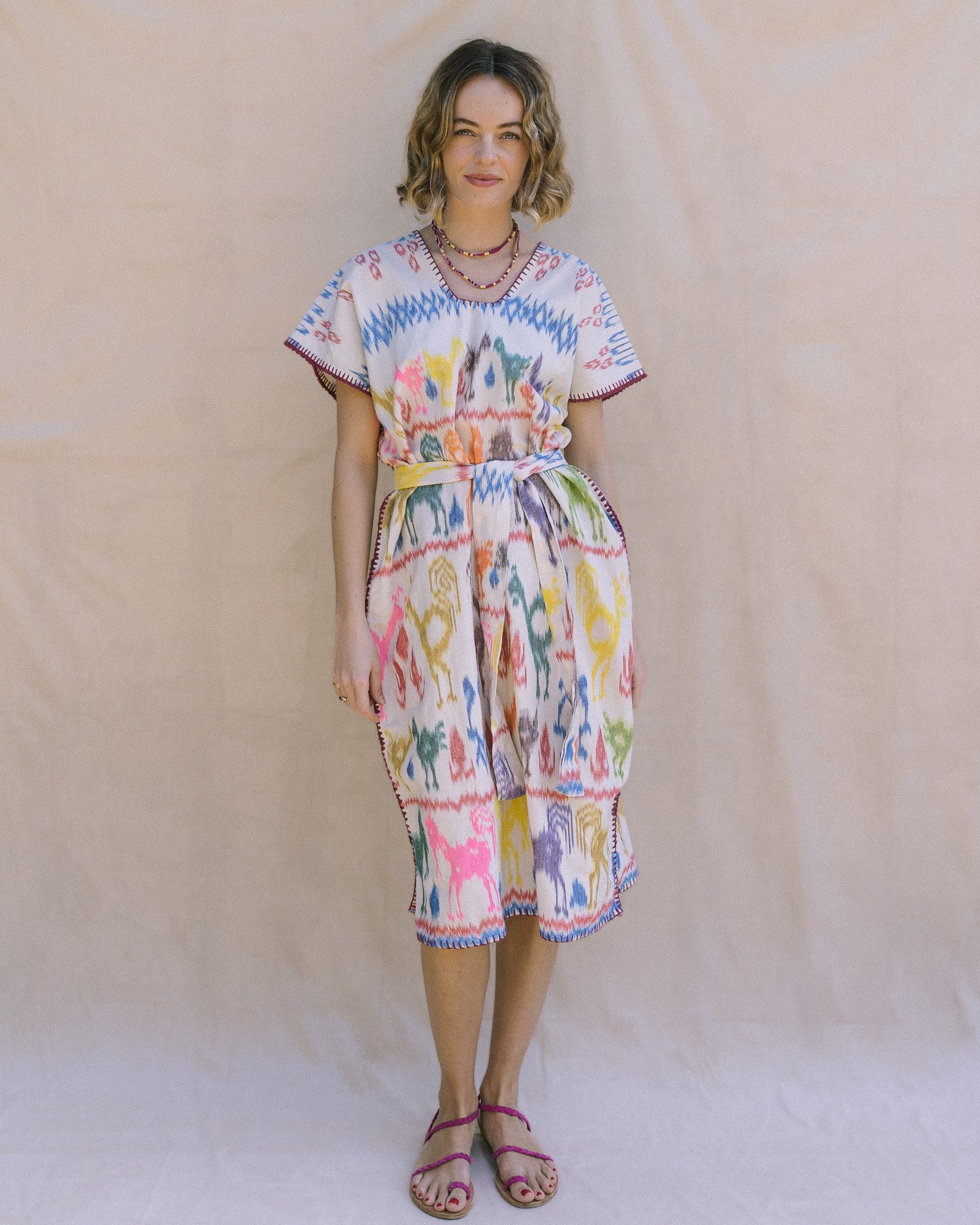 Handloomed Ikat Kaftan No 4