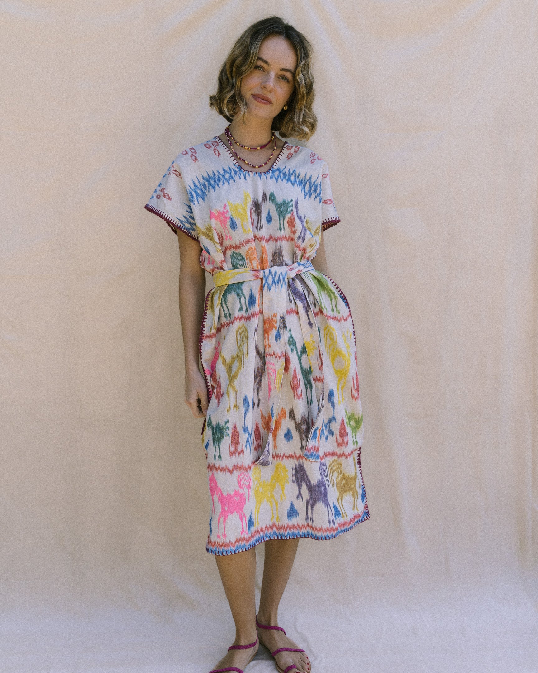Handloomed Ikat Kaftan No 4