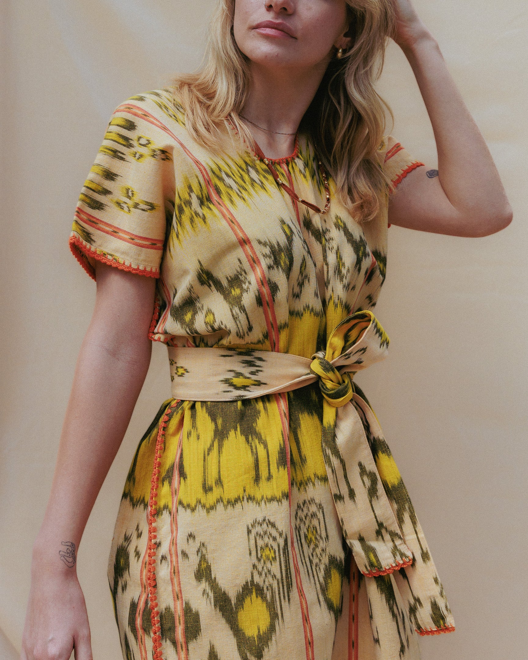 Handloomed Ikat Kaftan No 2