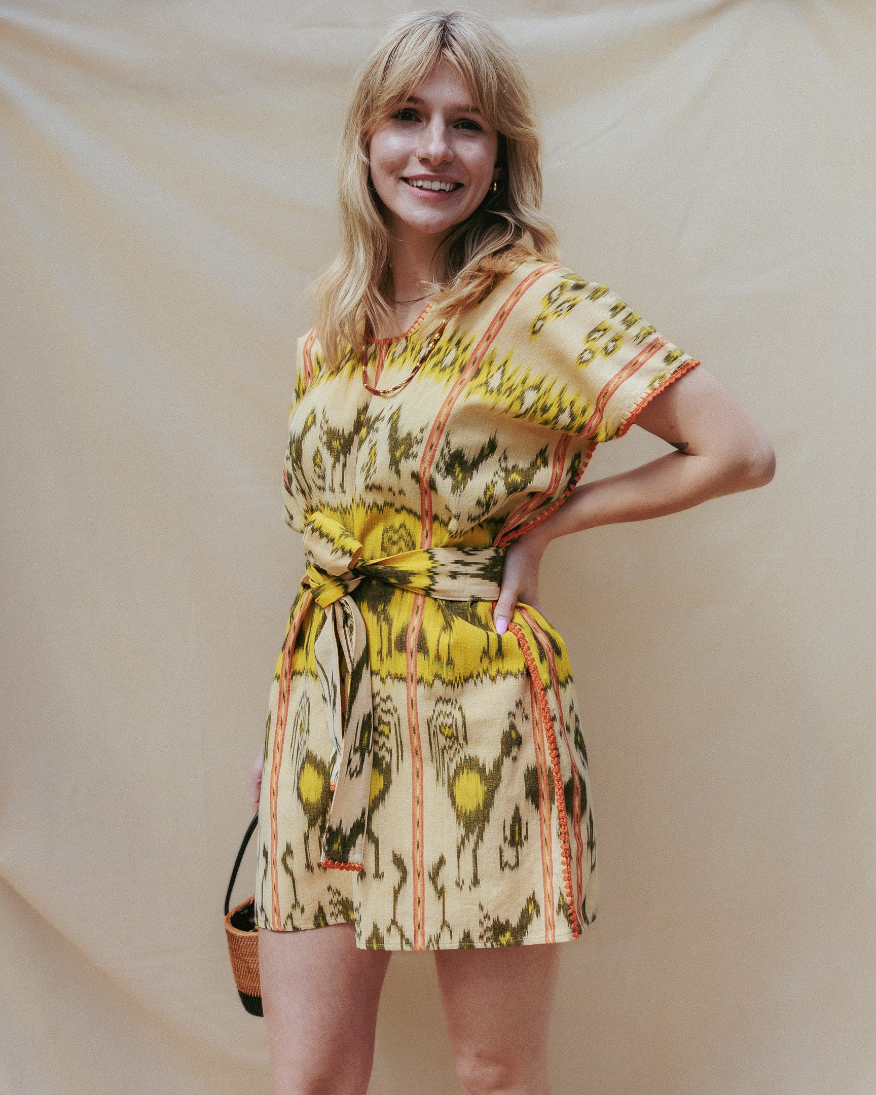 Handloomed Ikat Kaftan No 2