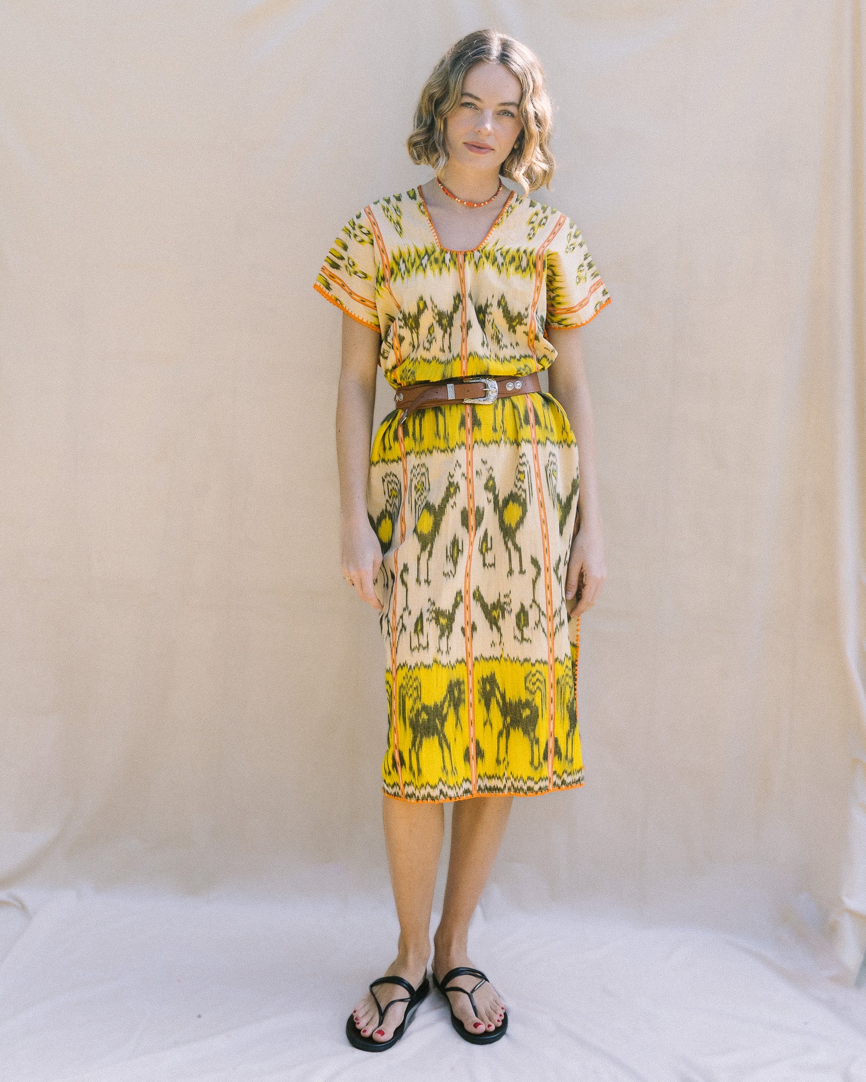 Handloomed Ikat Kaftan No 2