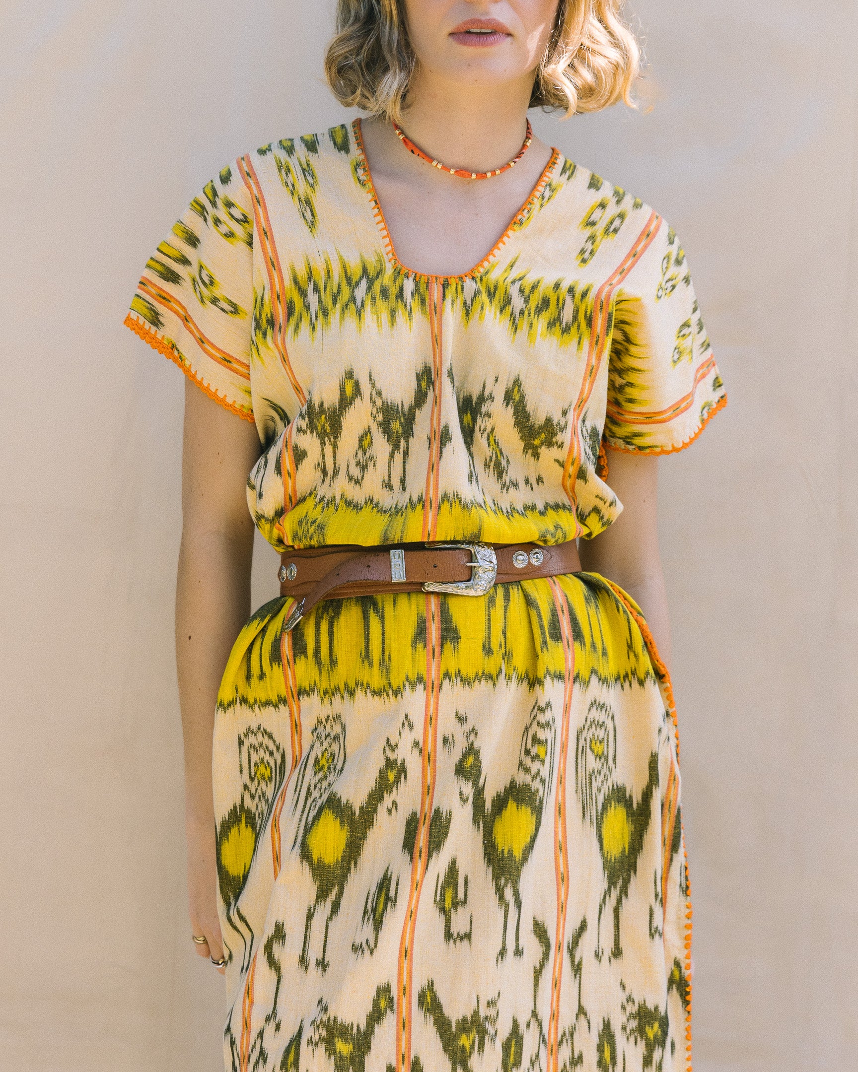 Handloomed Ikat Kaftan No 2